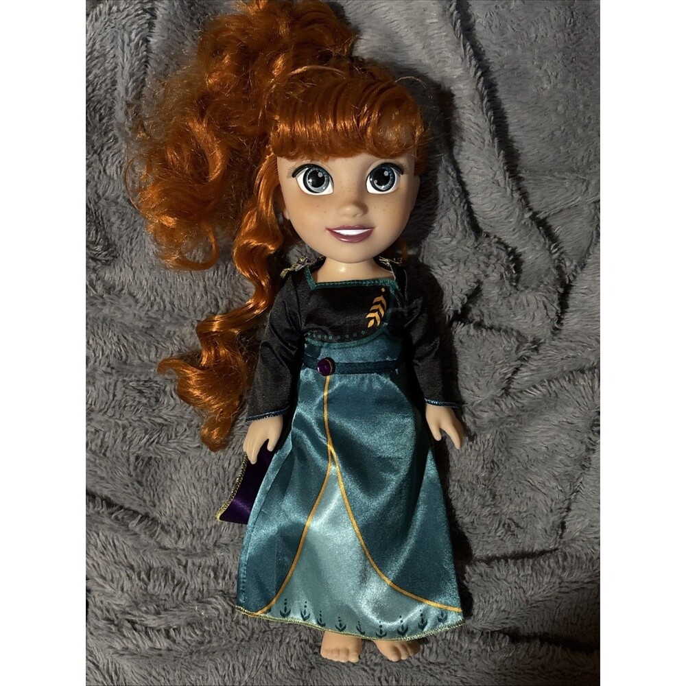 Disney Frozen 2 Queen Anna Fashion Doll Jakks Pacific 14" Pre-Owned